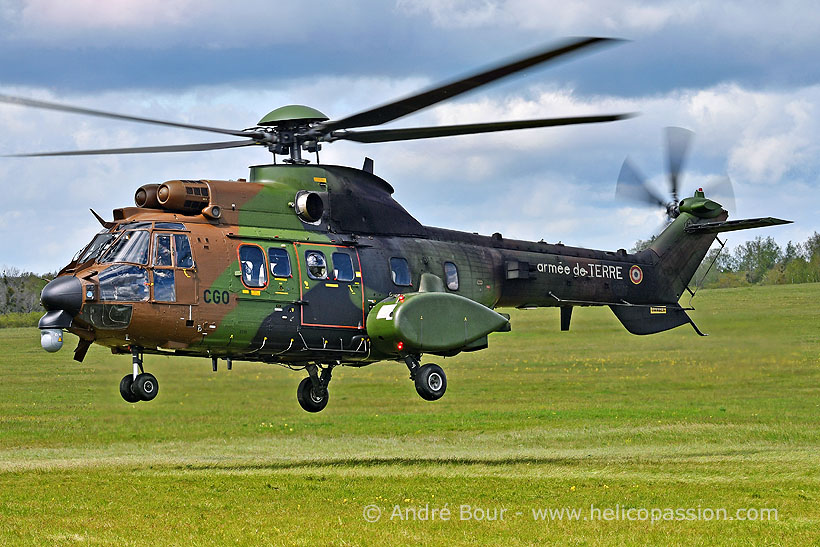 French Army AS532 Cougar helicopter