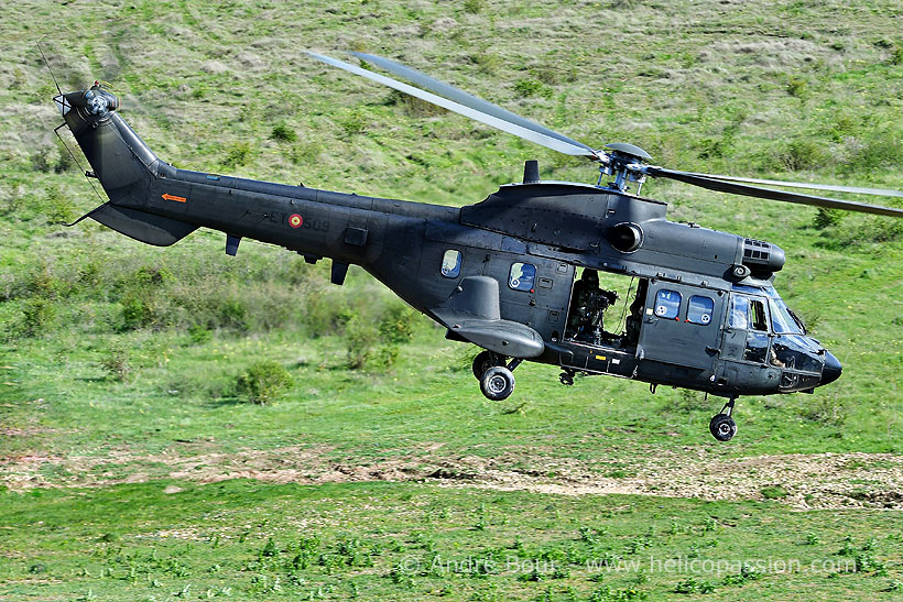 Spanish Army AS332 SuperPuma helicopter