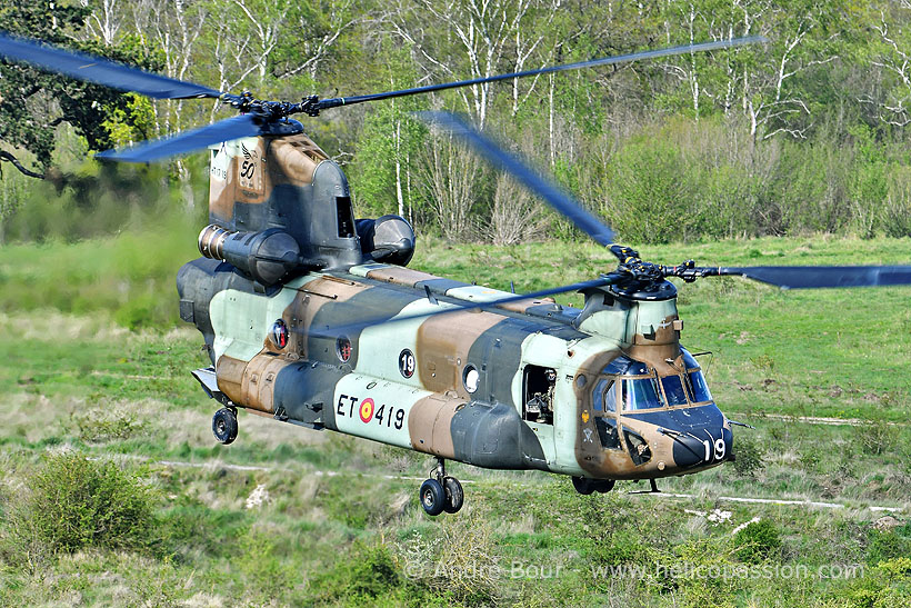 Spanish Army CH47 Chinook helicopter