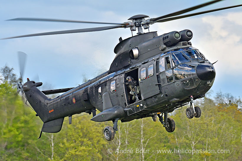 Spanish Army AS332 SuperPuma helicopter