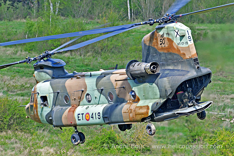 Spanish Army CH47 Chinook helicopter