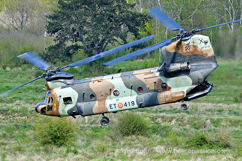 Spanish Army CH47 Chinook helicopter