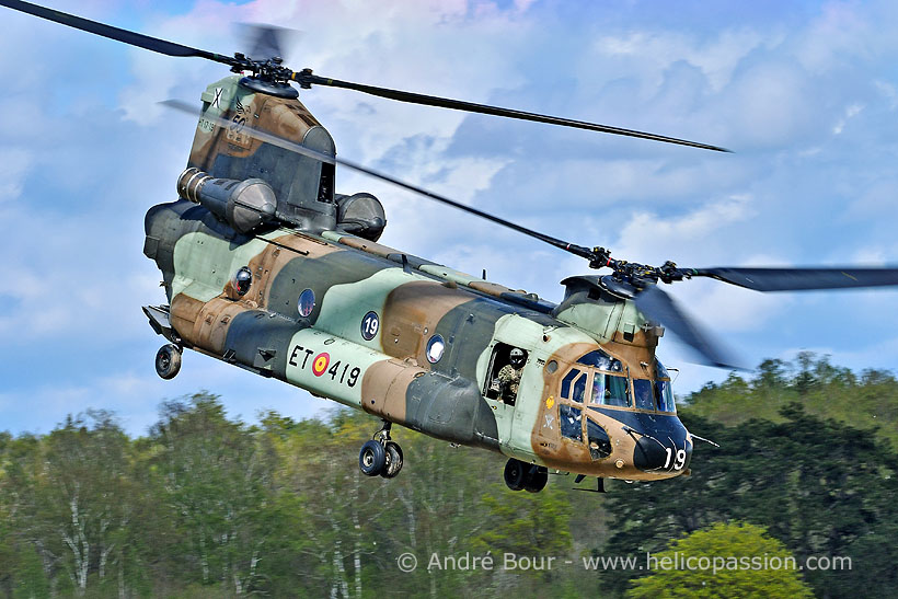 Spanish Army CH47 Chinook helicopter