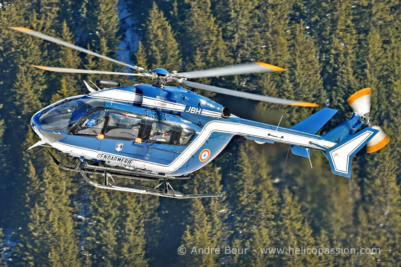 French police EC145 helicopter