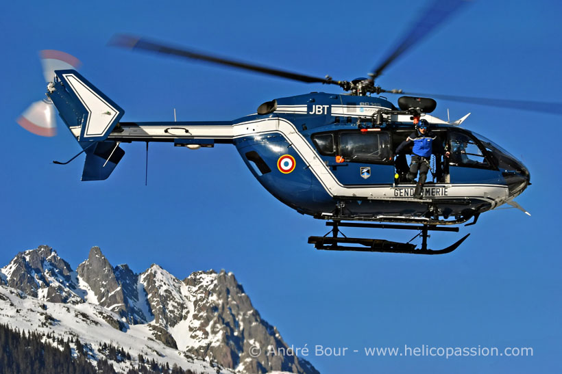 French police EC145 helicopter