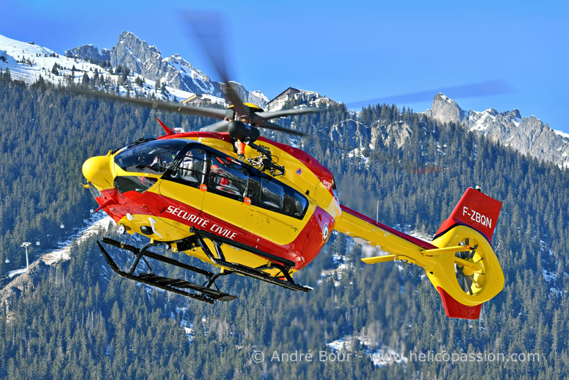 French civil security H145 D3 helicopter