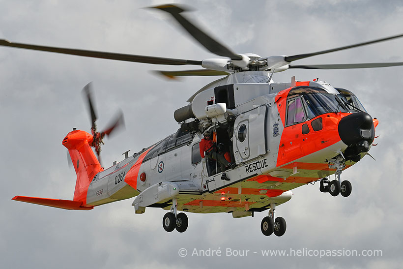 Norvegian AW101 Merlin SAR QUEEN helicopter