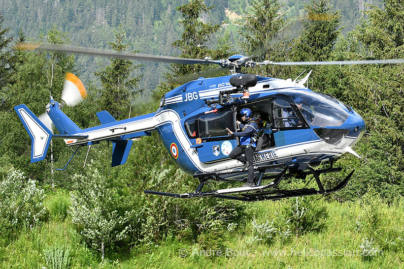 French police EC145 helicopter