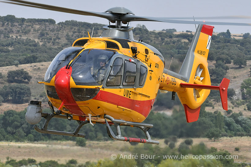 Spanish Unidad Militar de Emergencias EC135 helicopter