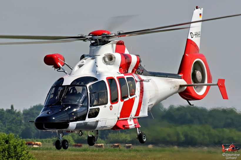 NHC H155 SAR helicopter, Sankt Peter-Ording, Germany