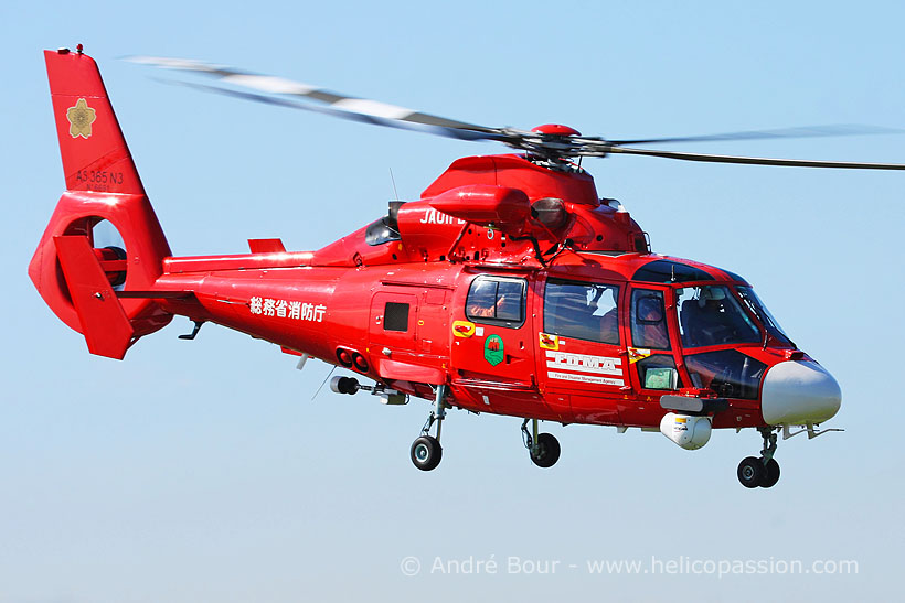 Tokyo Fire and Disaster Management Agency AS565 Dauphin helicopter