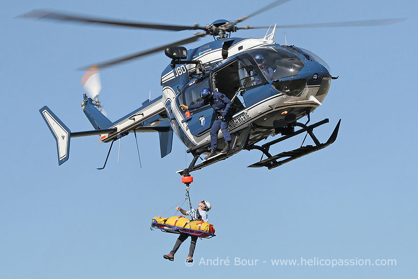 French police EC145 helicopter