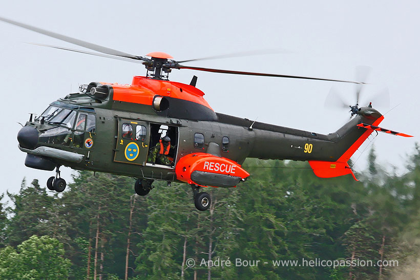 Swedish Army HKP10 SuperPuma helicopter