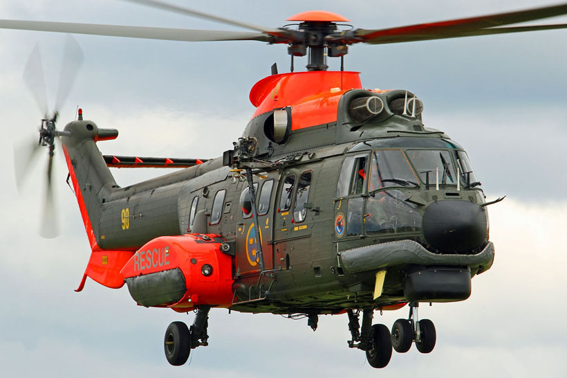 Swedish Army HKP10 SuperPuma helicopter