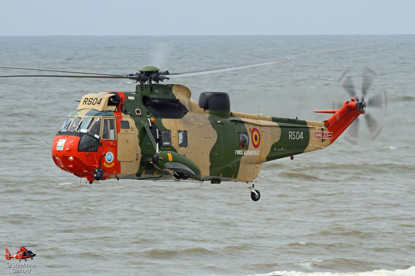 Belgian Air Force Seaking SAR helicopter