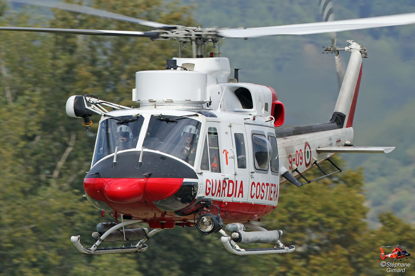 Italian Guardia Costiera AB412 helicopter