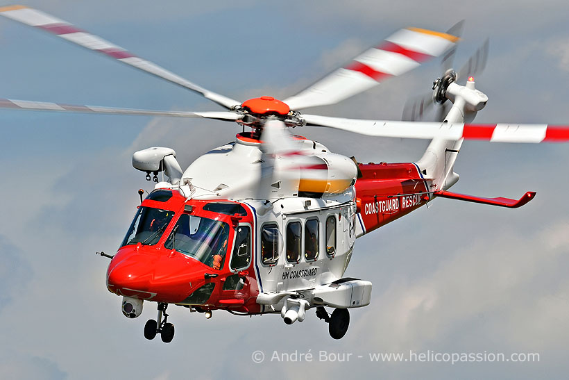 CoastGuard AW189 SAR helicopter, Lee-On-Solent, UK