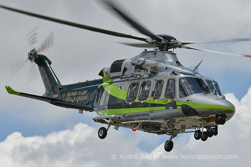 Miami Dade Fire rescue AW139 helicopter