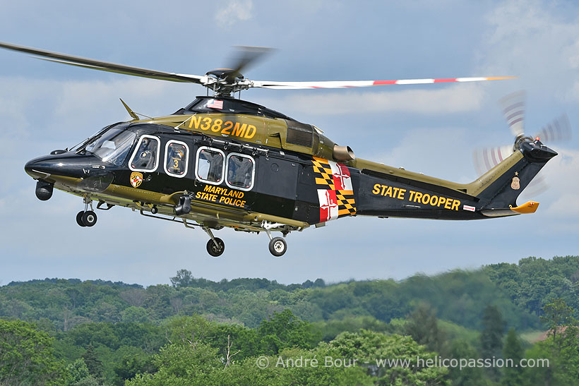 Maryland State Police AW139 Trooper 3 helicopter