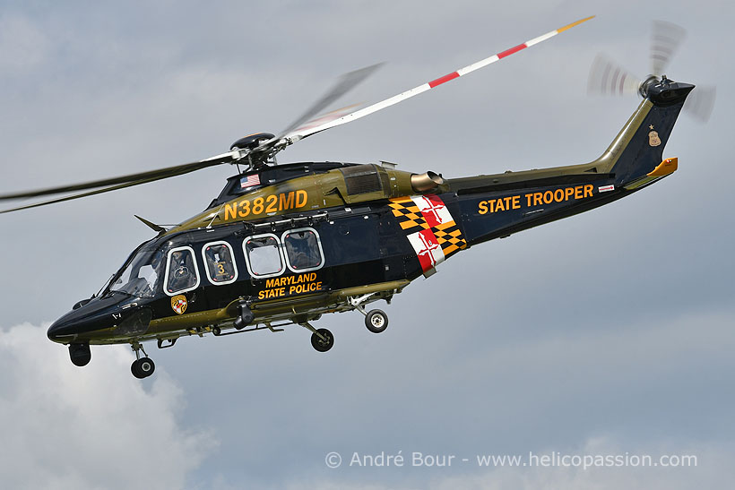 Maryland State Police AW139 Trooper 3 helicopter