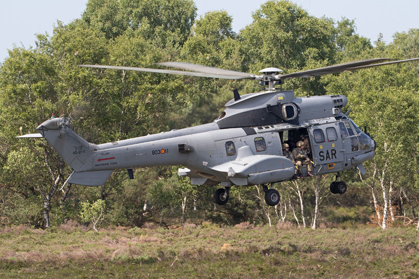 Spanish Air Force AS532 Cougar helicopter