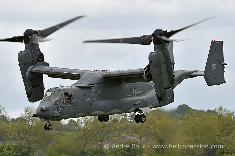 USAF Special Operations CV22 Osprey convertible, Mildenhall, UK