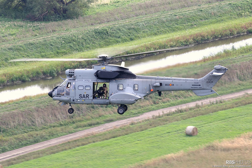 Spanish Air Force AS532 Cougar helicopter