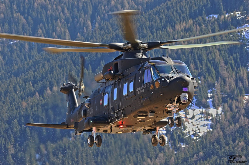 Italian HH101 Caesar Aeronautica Militare CSAR helicopter