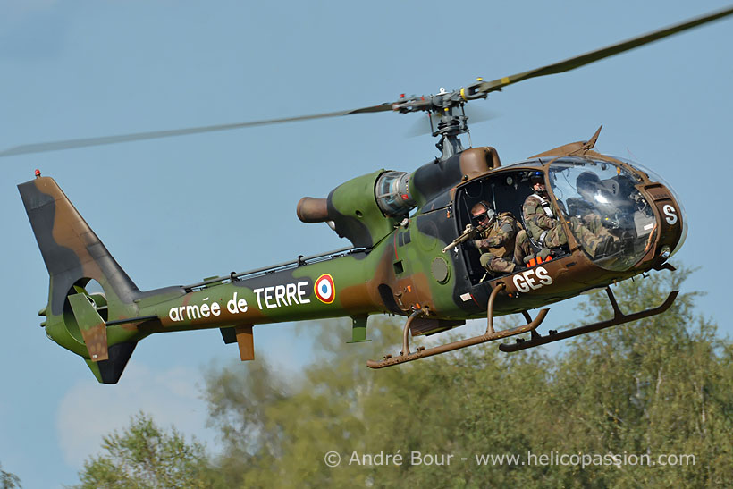 French Army Aviation SA342 Gazelle helicopter