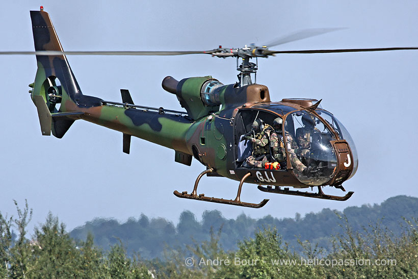 French Army Aviation SA342 Gazelle helicopter