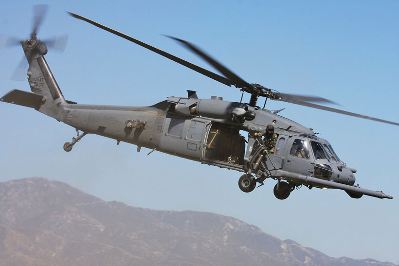 US Air Force HH60 Pavehawk helicopter