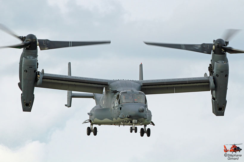 USAF Special Operations CV22 Osprey convertible, Mildenhall, UK