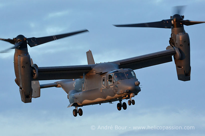 USAF Special Operations CV22 Osprey convertible, Mildenhall, UK