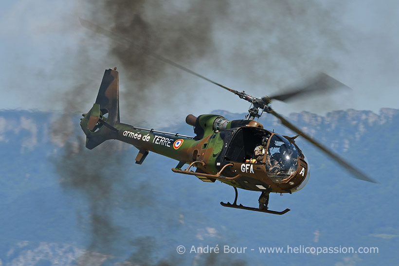 French Army Aviation SA342 Gazelle helicopter