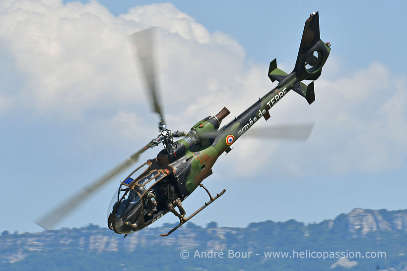 French Army Aviation SA342 Gazelle helicopter