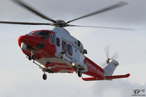 Hélicoptère AW139 G-CGWB des Gardes-Côtes