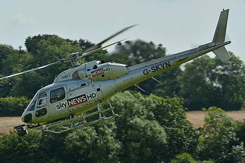 Hélicoptère AS350 Ecureuil G-TVHD ARENA AVIATION