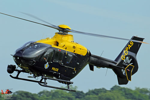 Hélicoptère EC135 G-CPAS Police 