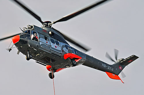 Hélicoptère AS332 SuperPuma HB-ZKN