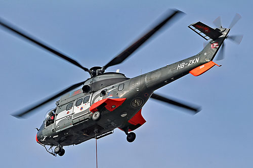 Hélicoptère AS332 SuperPuma HB-ZKN