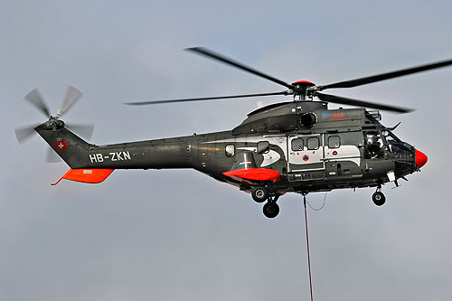 Hélicoptère AS332 SuperPuma HB-ZKN