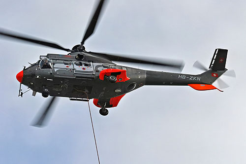 Hélicoptère AS332 SuperPuma HB-ZKN