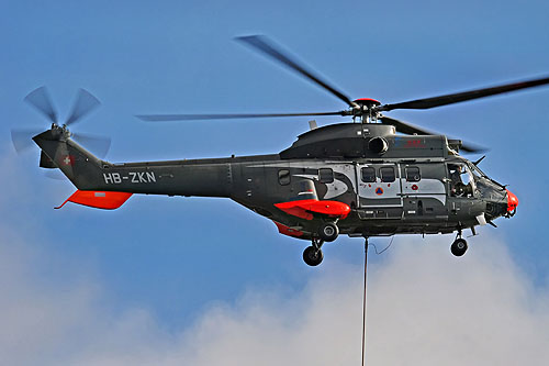 Hélicoptère AS332 SuperPuma HB-ZKN