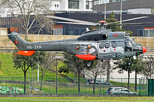 Hélicoptère AS332 SuperPuma HB-ZKN