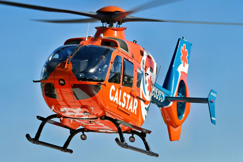 Hélicoptère EC135 N832CS CALSTAR, Santa-Maria, Californie, USA