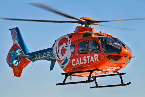 Hélicoptère EC135 N832CS CALSTAR, Santa-Maria, Californie, USA