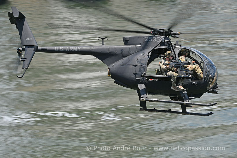 Hélicoptère MH6 Little Bird 160 SOAR US Army