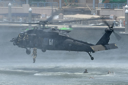 Hélicoptère MH60 Blackhawk 160 SOAR US Army