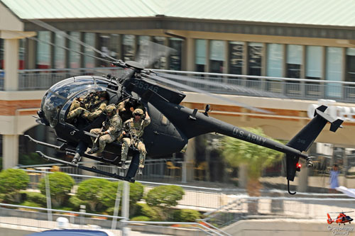 Hélicoptère MH6 Little Bird 160 SOAR US Army