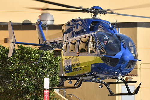 Hélicoptère Airbus EC145 N911TG Aeromed à Tampa General Hospital